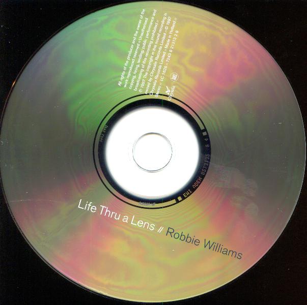 Robbie Williams  Life Thru A Lens : CD